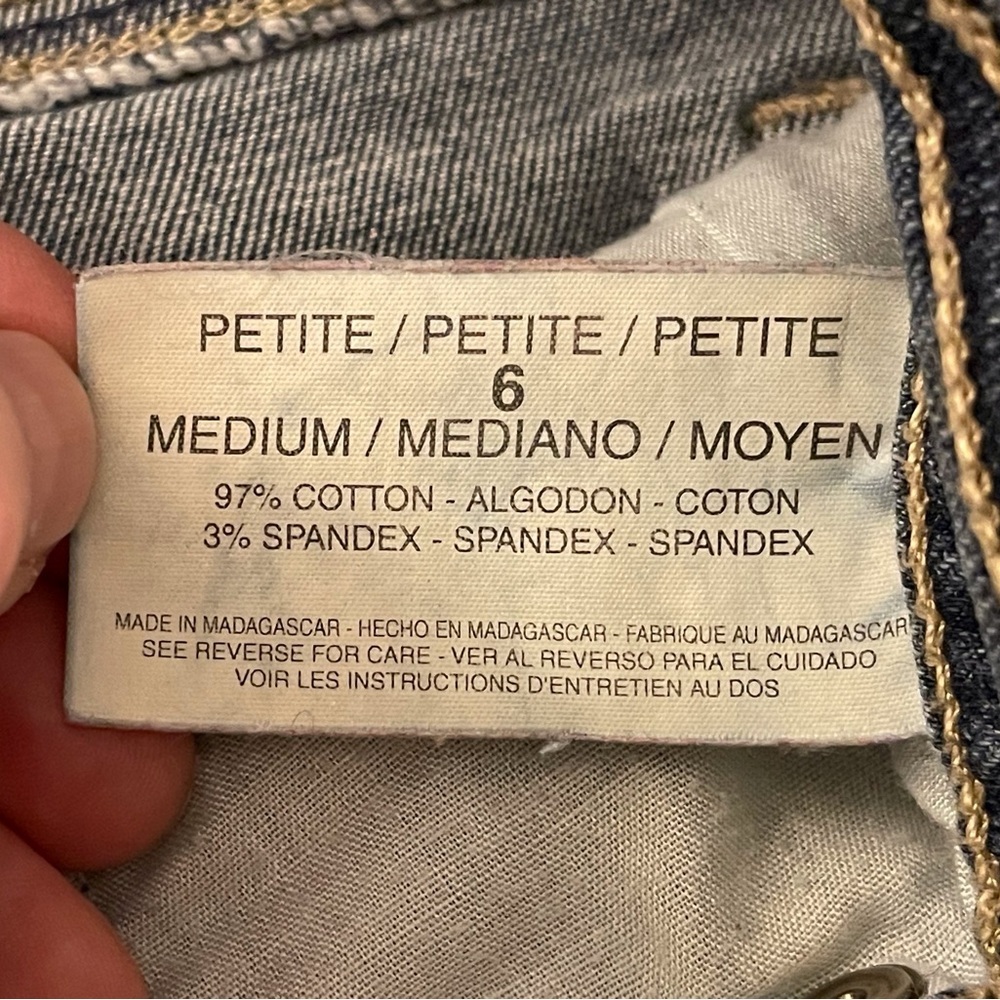 Gloria Vanderbilt Jeans Size 6 Petite - Picture 9 of 16
